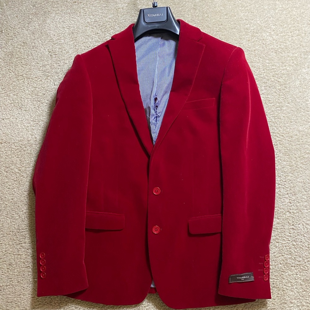 Men's Red Vitarelli Blazer